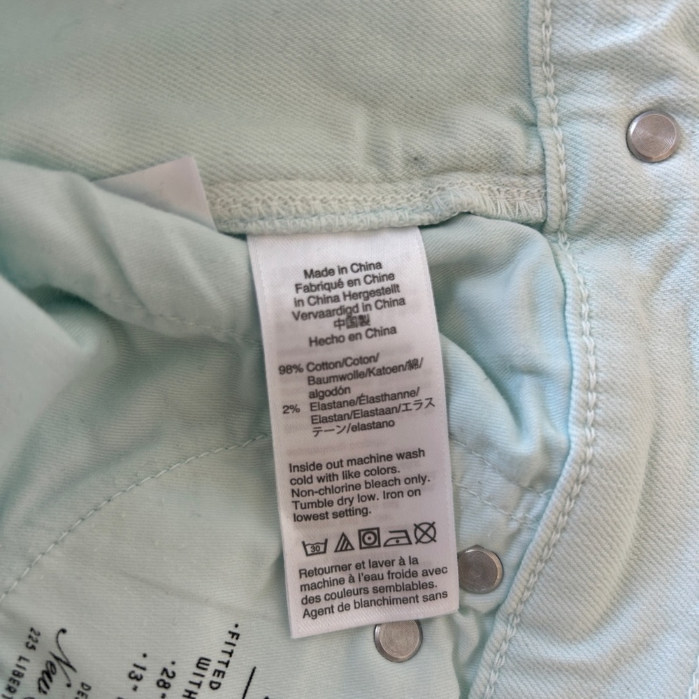 J. Crew Women's Light Mint Ankle Jeans - Picture 6 of 7